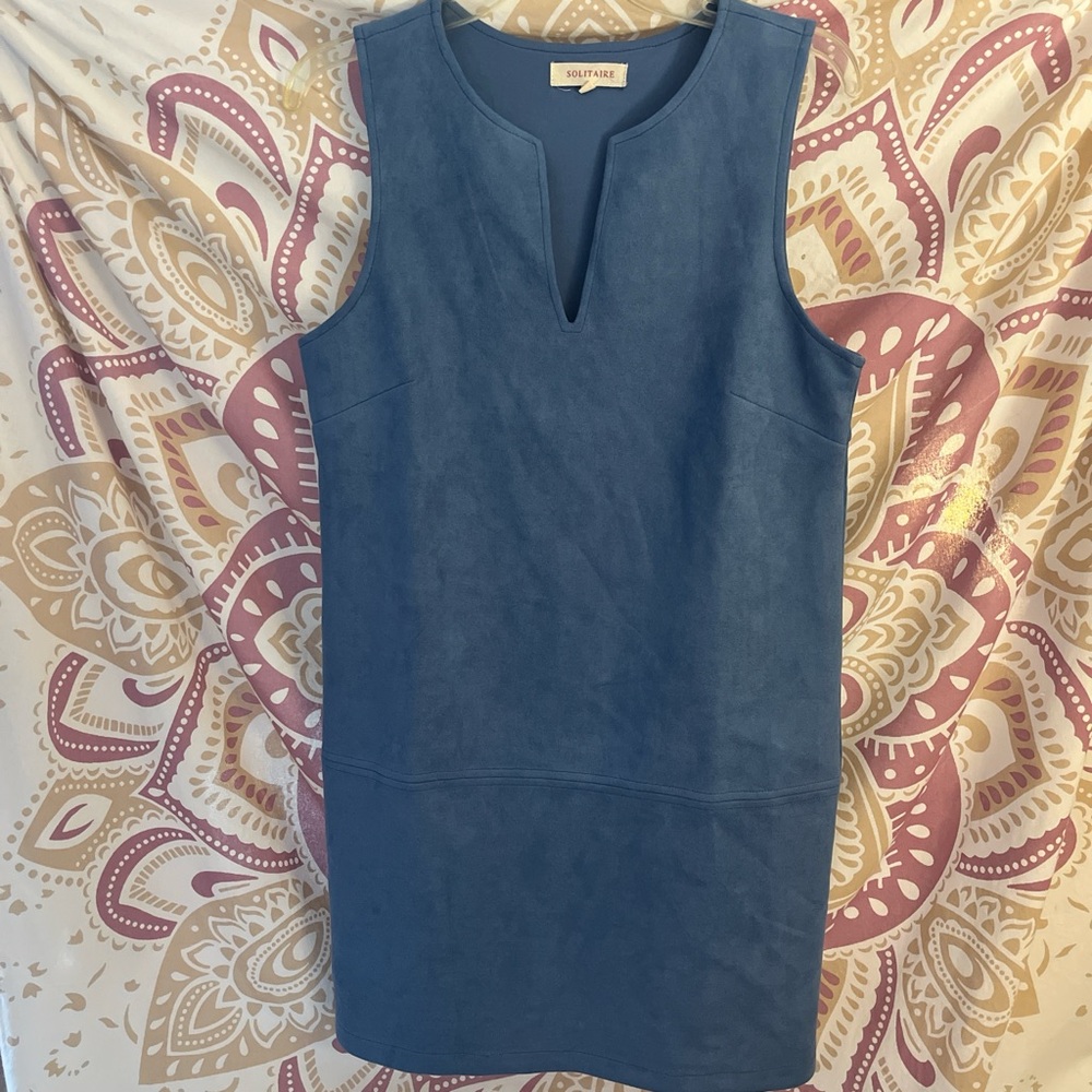Blue Sleeveless Dress